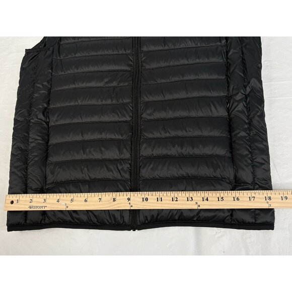 Uniqlo Ultralight Down Puffer Vest Women’s Small Black Full Zip Packable - Picture 9 of 13